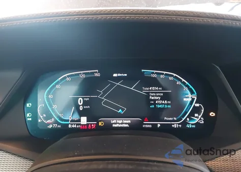 2022 BMW X5 Phev xDrive45E из США, поврежденный, VIN 5UXTA6C08N9M88091